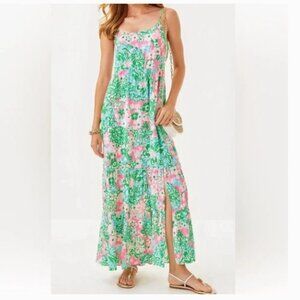 Lilly Pulitzer Teresa Maxi Dress - Plumes in Bloom - Size XXS